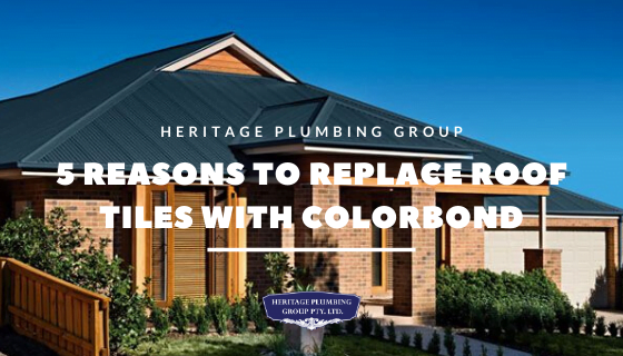replacing roof tiles with colorbond