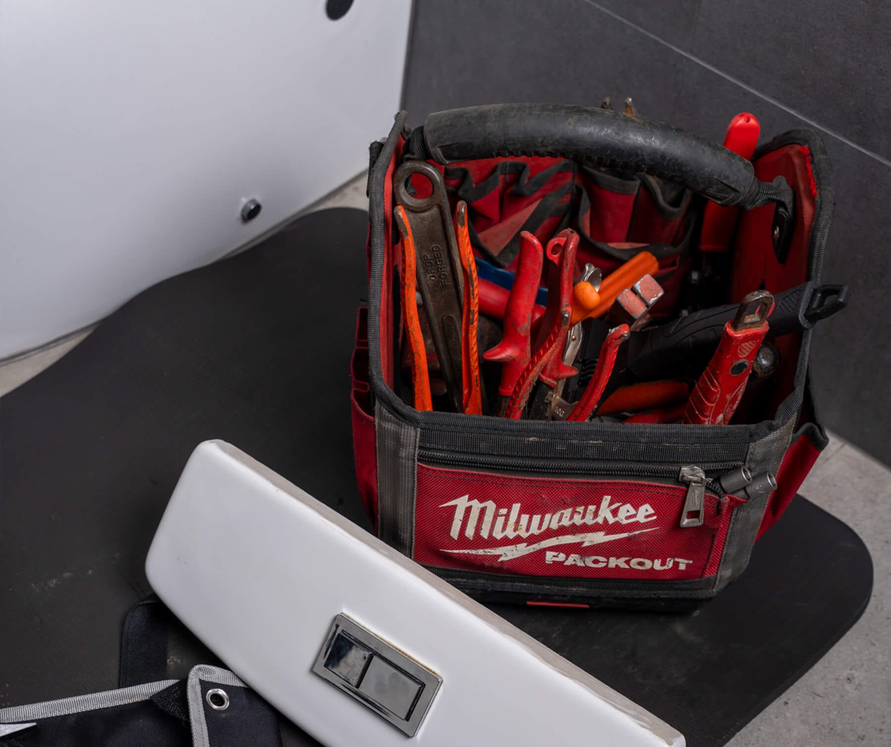 Heritage Plumbing Group maintenance plumber working at a Melbourne property