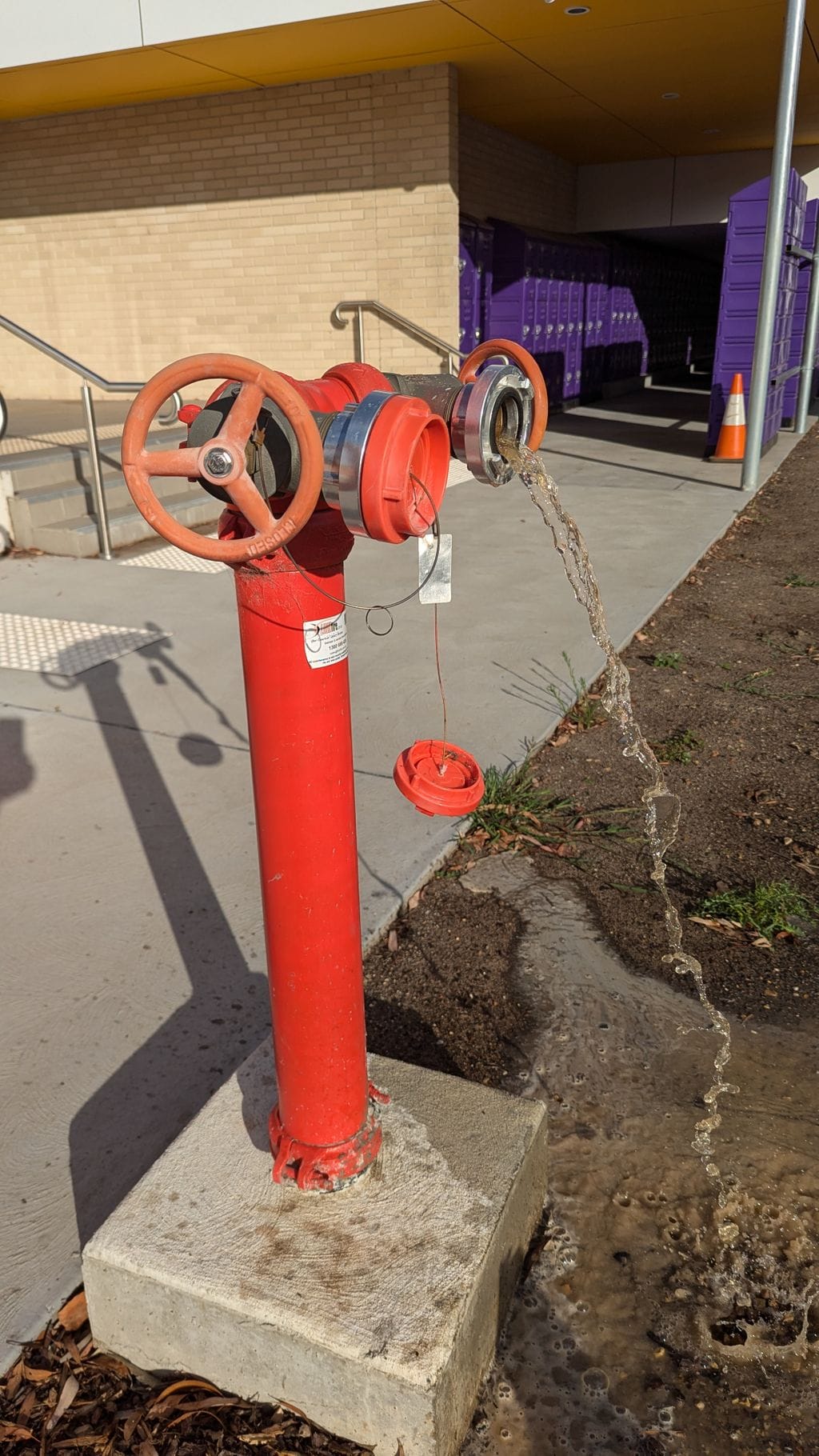 Fire service connection upgrade