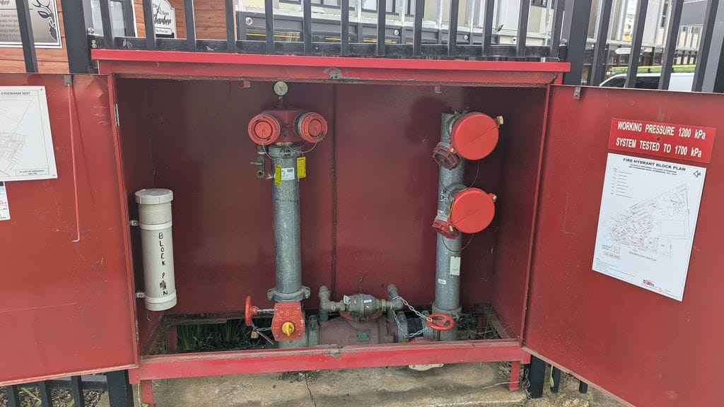 Fire hydrant installation